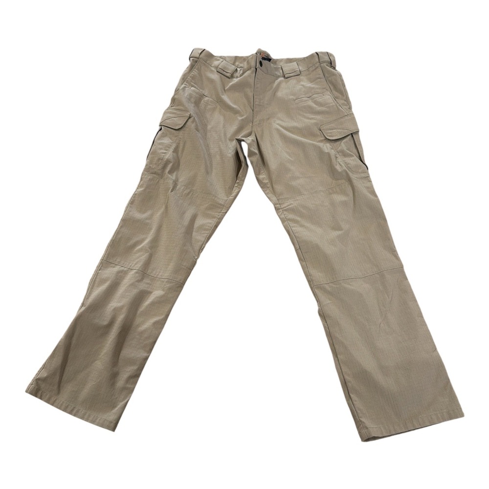 5.11 Tactical Stryke Pants Mens 38x32 Khaki Tan Flex-Tac Ripstop Cargo Trousers